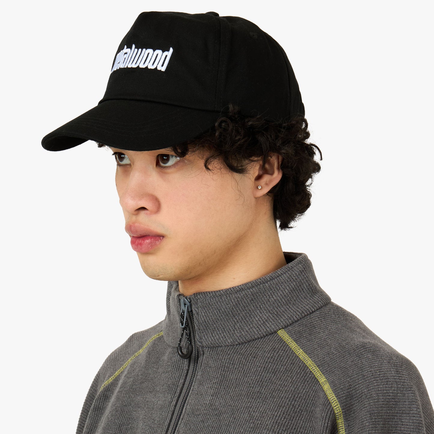 Metalwood Logo 5-Panel Hat Black