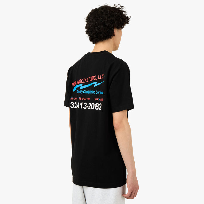 Metalwood Club Building T-Shirt Black 1
