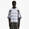 Metalwood Paneled Polo à manches 3/4 / Glace 1