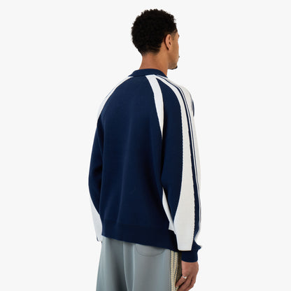Maillot de football en maille Metalwood Marine