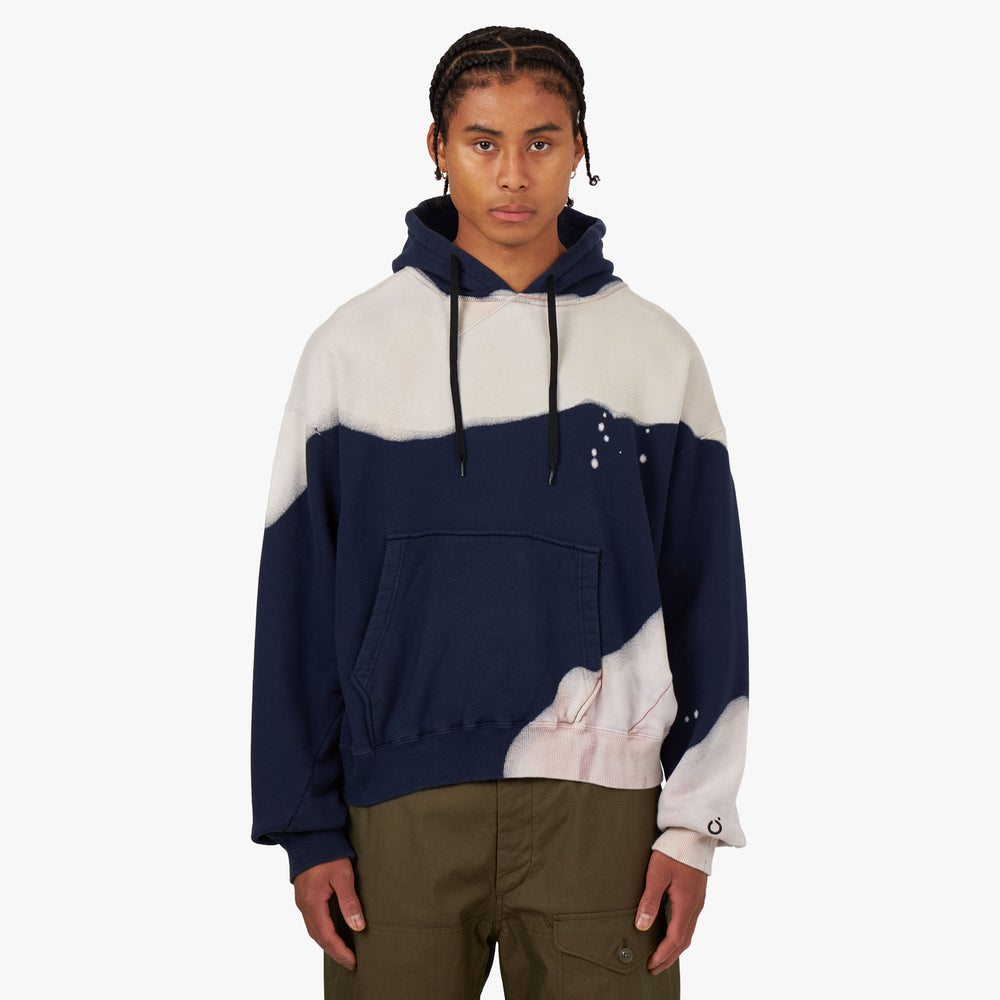 NOMA t.d. Hand Dyed Twist Pullover Hoodie / Navy – Livestock