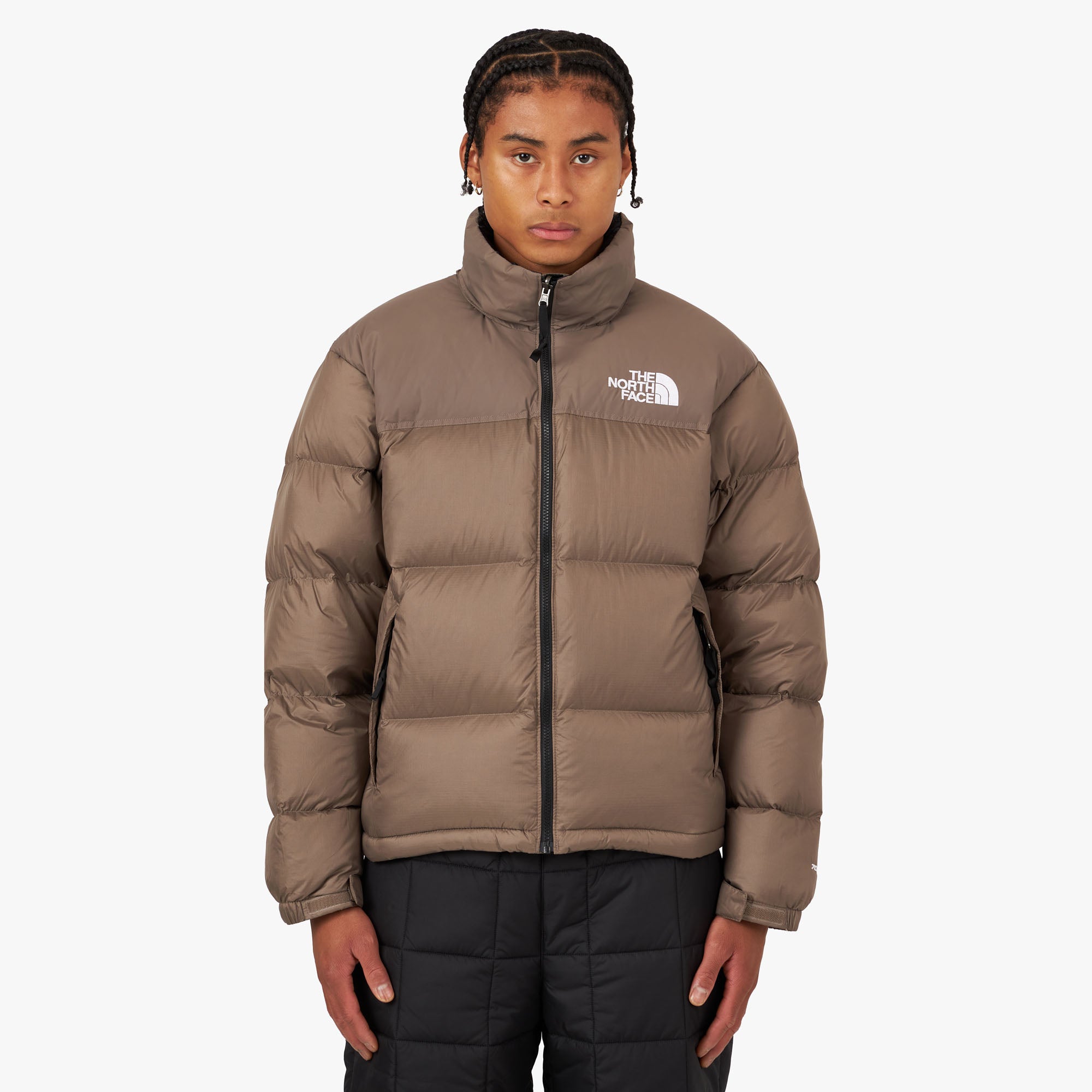 The North Face Nuptse Women's Brown Vintage Down Puffer Vest Jacket Size S