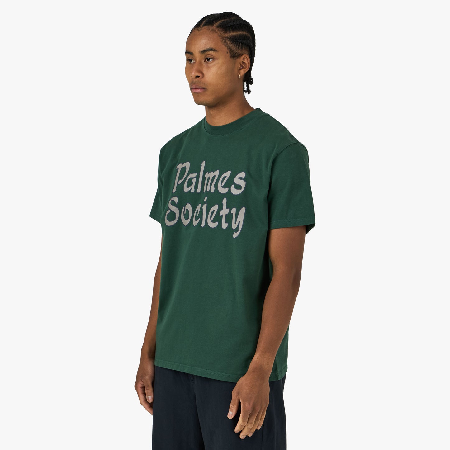 Palmes Society T-Shirt Dark Green