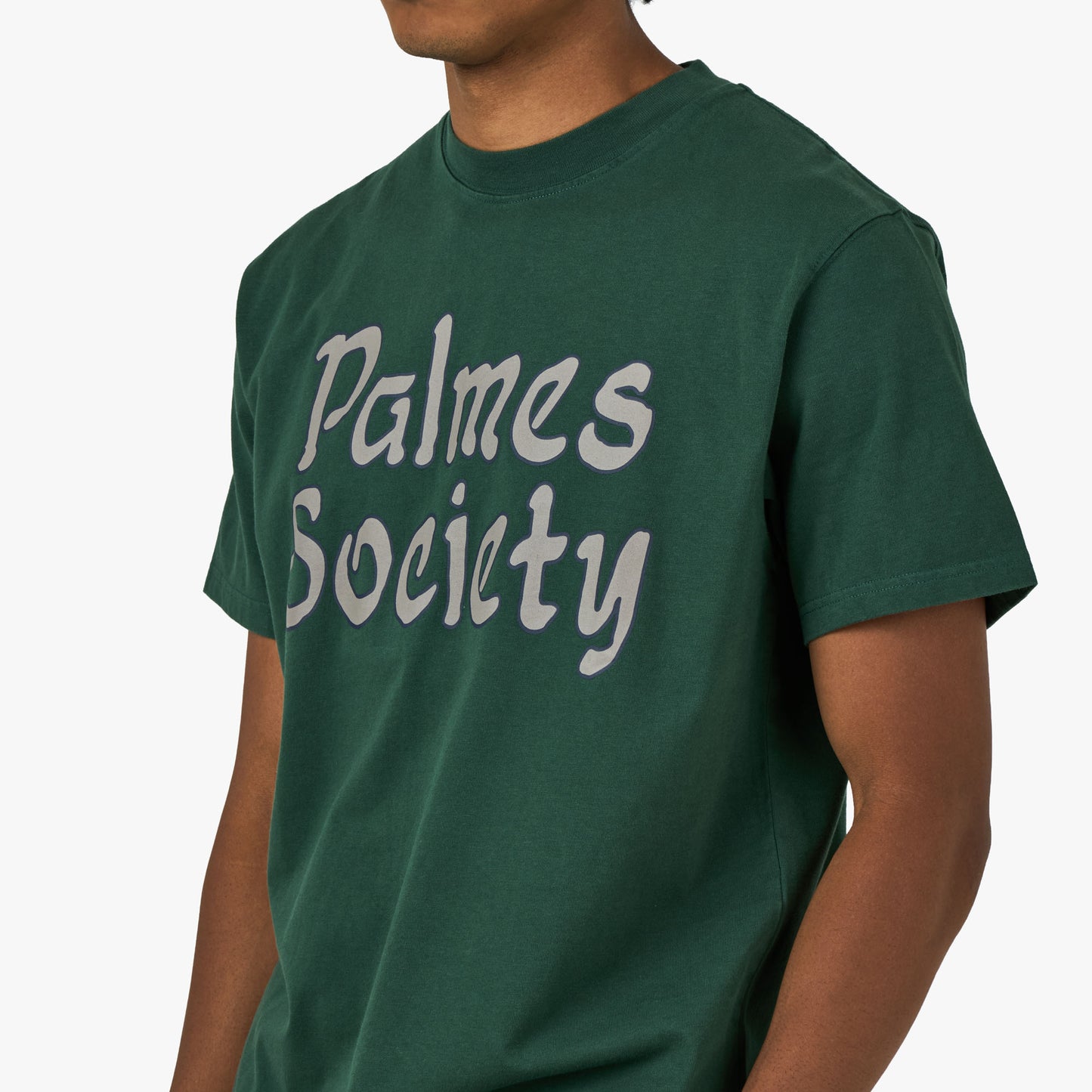 Palmes Society T-Shirt Dark Green