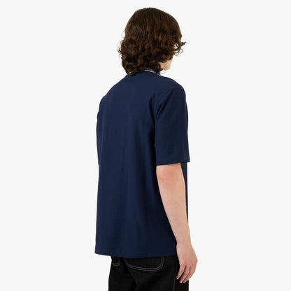 Polo Palmes Panel zippé / Marine