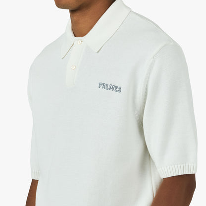Palmes Polo en tricot Blanc Cassé