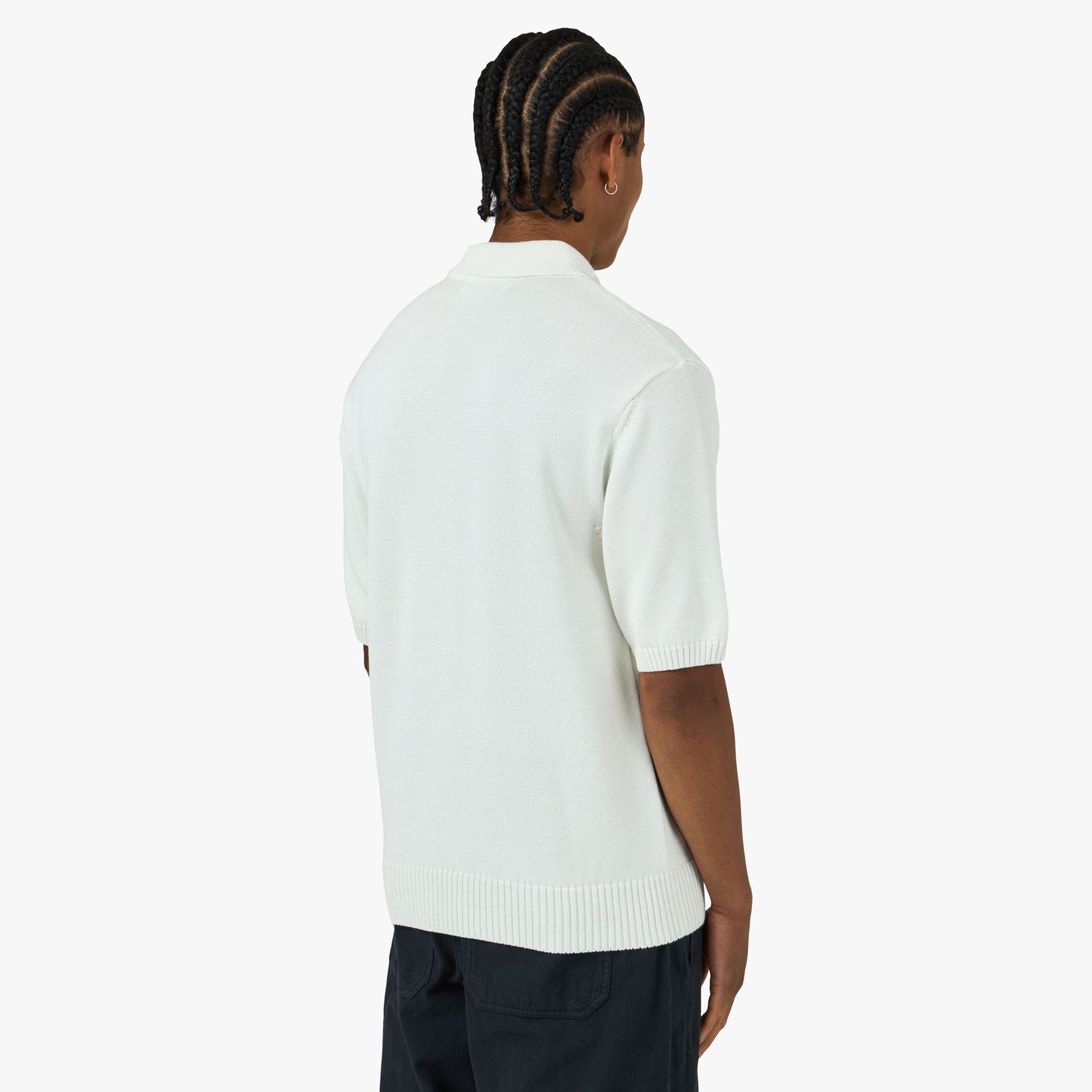 Palmes Polo en tricot Blanc Cassé
