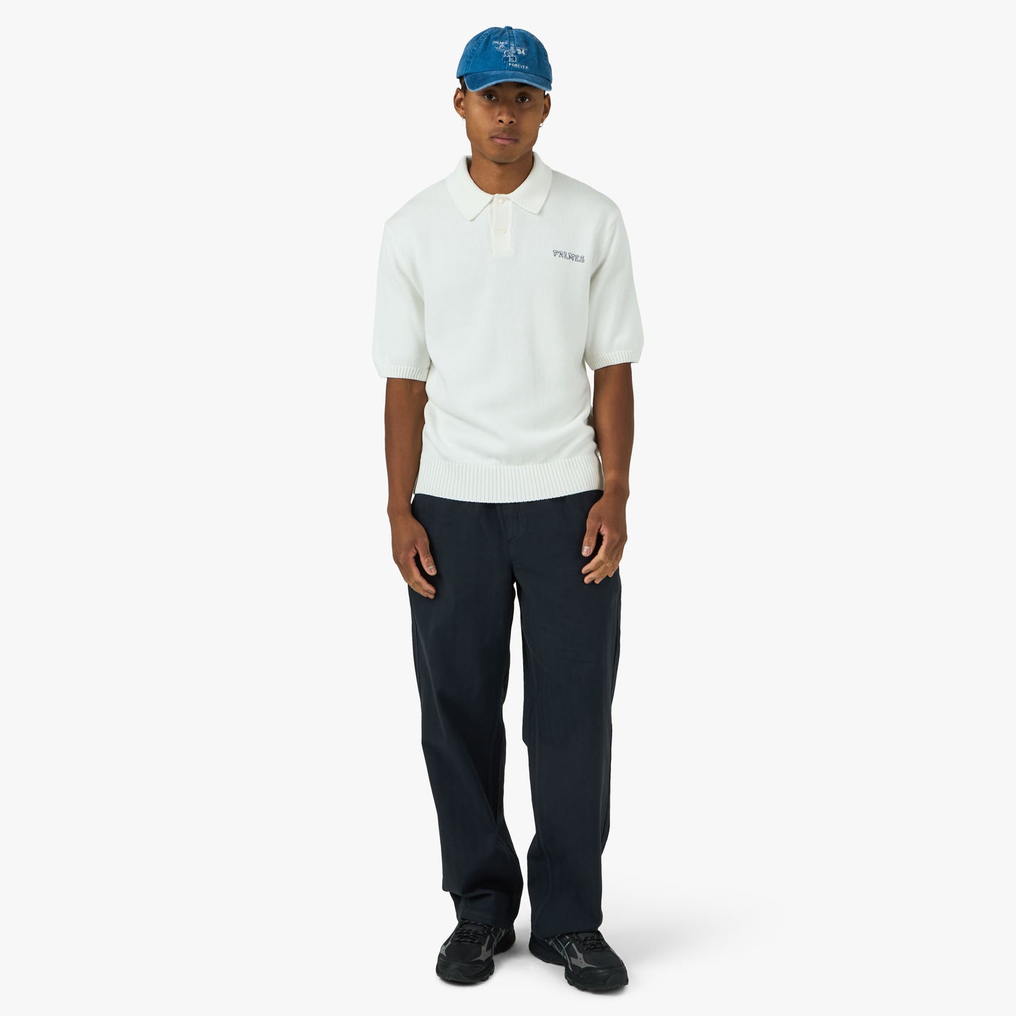 Palmes Polo en tricot Blanc Cassé