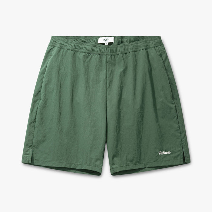 Palmes Logo Tennis Shorts / Dark Green 1