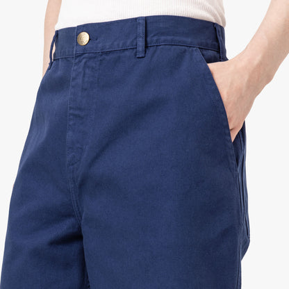 Palmes Twill Patch Shorts Blue