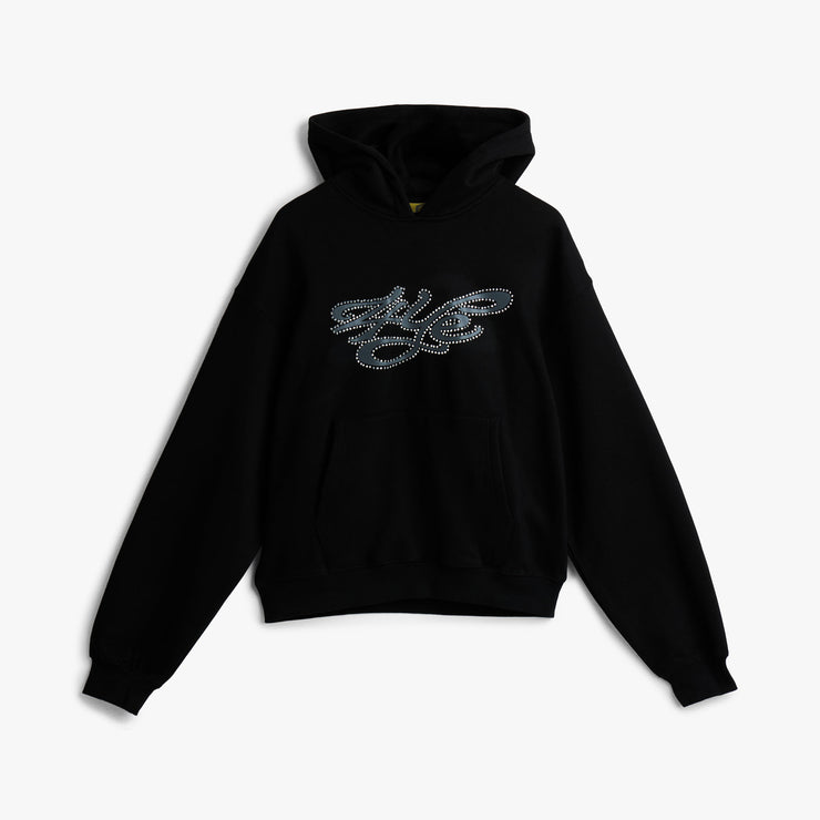 4YE Signature Rhinestone Hoodie / Black 1