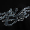 4YE Signature Rhinestone Hoodie / Black 3