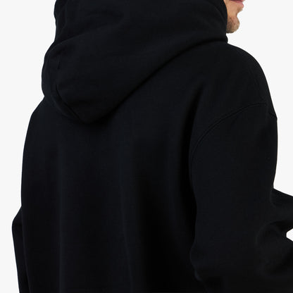 Sweat à capuche 4YE Signature orné de strass / Noir