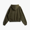 4YE Signature Rhinestone Hoodie / Olive Green 2