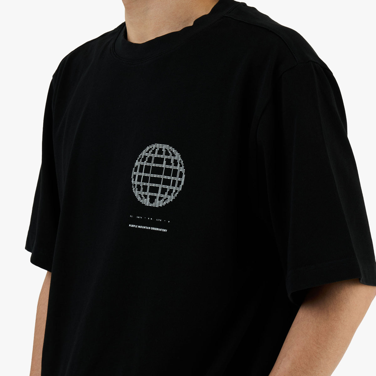 T-shirt Canopus de l'Observatoire de la Montagne Pourpre / Noir