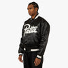 Patta Script Logo Satin Varsity Jacket Black 3