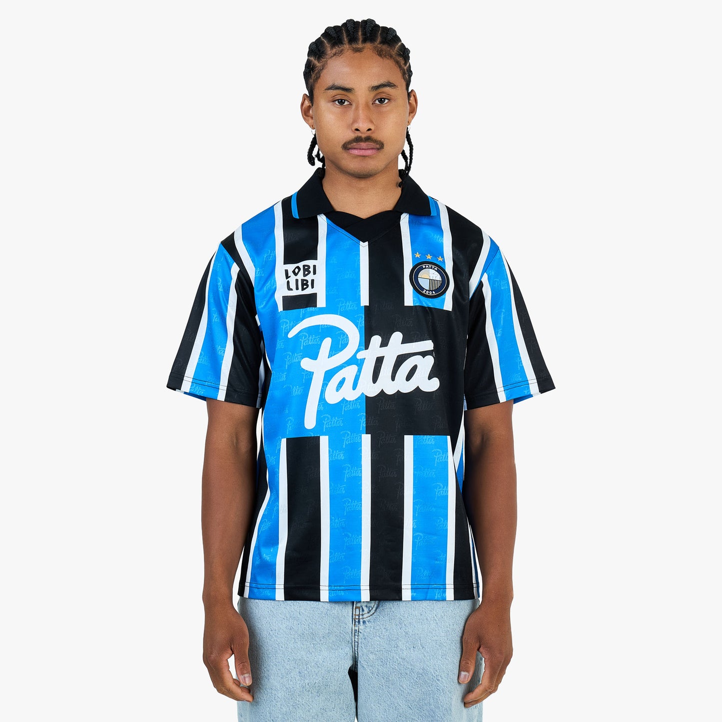 Maillot de Football Patta Stripe / Bleu Français