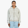 Patta Loopback Logo Zip Hoodie / Irish Cream 1