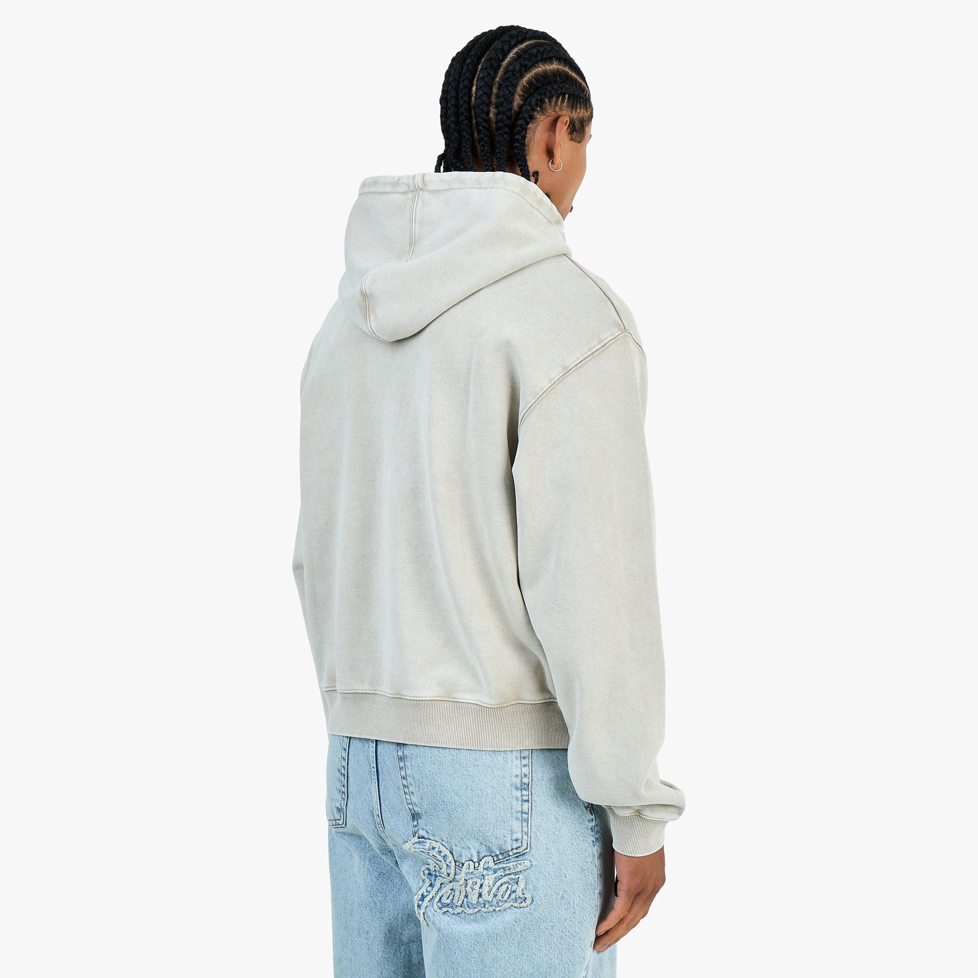 Patta Loopback Logo Zip Hoodie / Irish Cream | Livestock