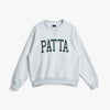 Patta Arc Logo Crewneck Sweater / Light Melange Grey 7