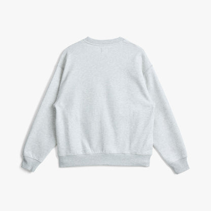 Patta Arc Logo Crewneck Sweater / Light Melange Grey