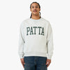 Patta Arc Logo Crewneck Sweater / Light Melange Grey 1