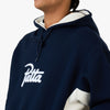 Sweat à capuche logo chenille Patta / Bleu marine 4