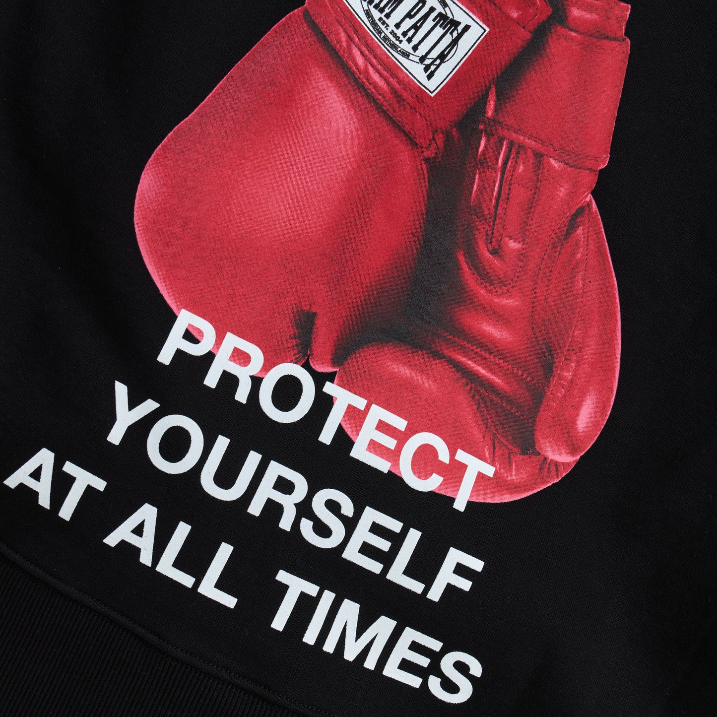 Patta Protect Yourself Hooded Sweater / Black