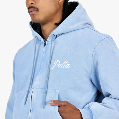 Patta Peace Canvas Hooded Jacket / Blue