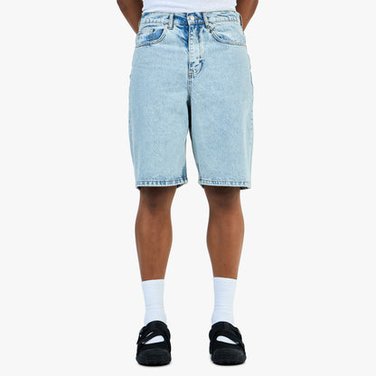 Patta Light Wash Denim Shorts / Light Blue Denim