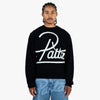 Patta Hearted Jumper / Black 1