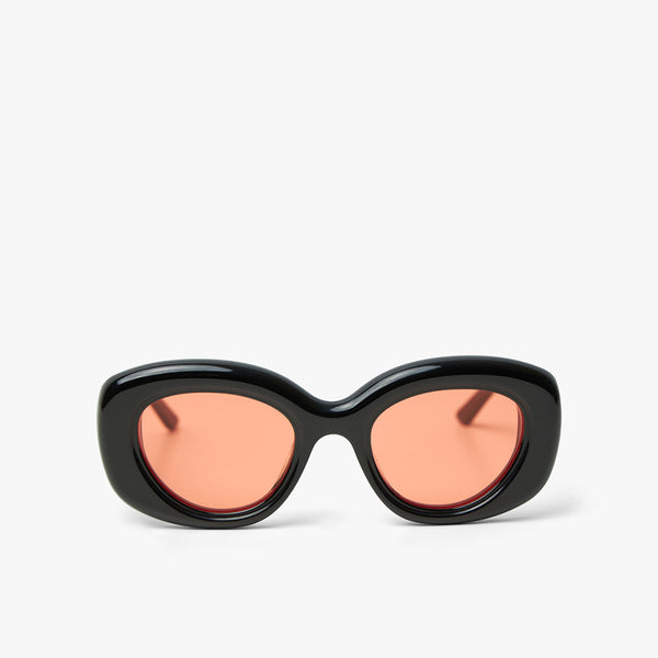 Bonnie Clyde Portal Sunglasses Black / Orange | Livestock