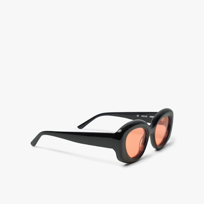 Bonnie Clyde Portal Lunettes de soleil Noir / Orange