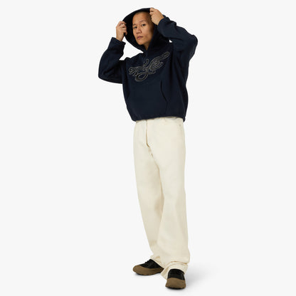 PlazaWorks Modern Wide 5 Pocket Jean Off-White