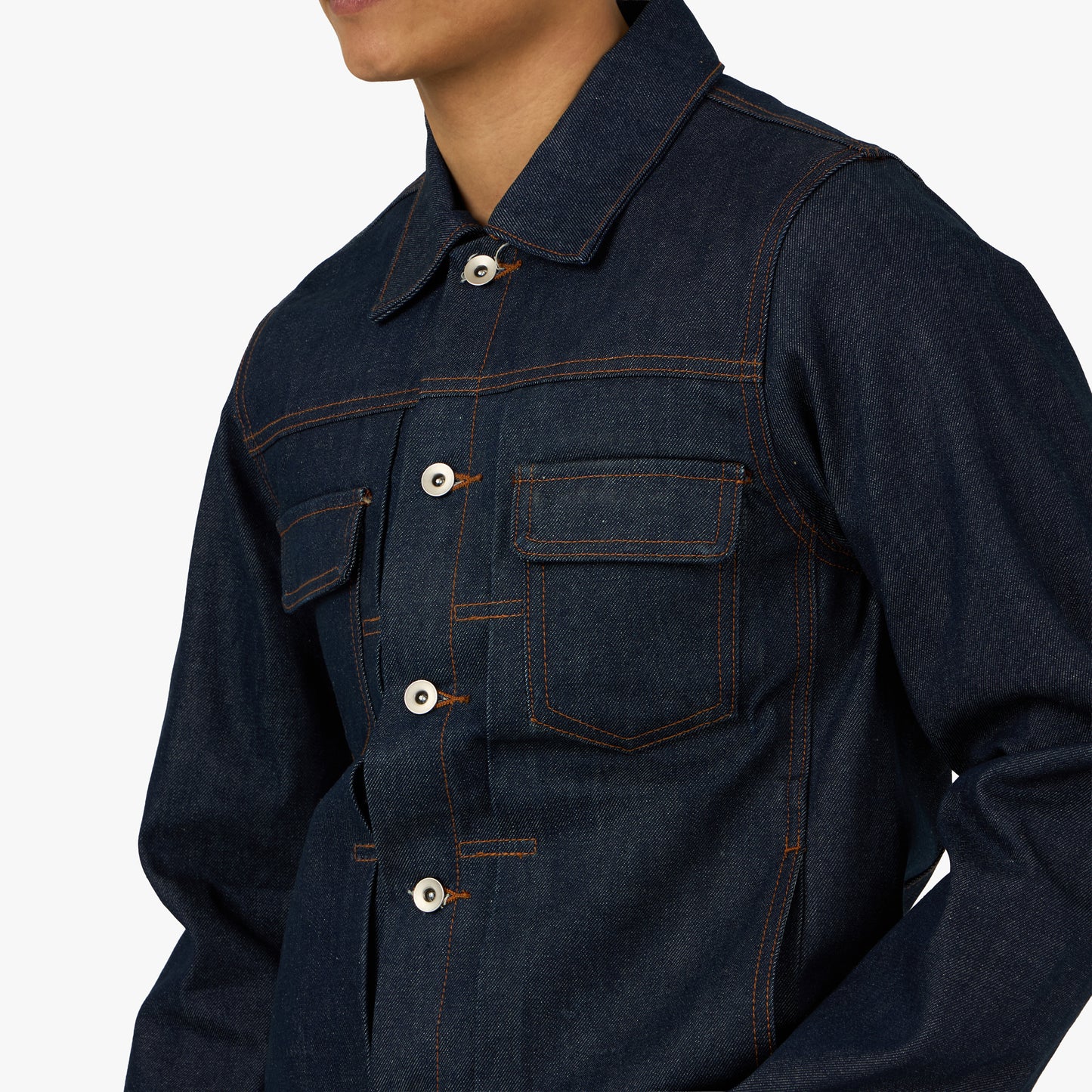 PlazaWorks Modern Type 2 Denim Jacket Indigo Raw