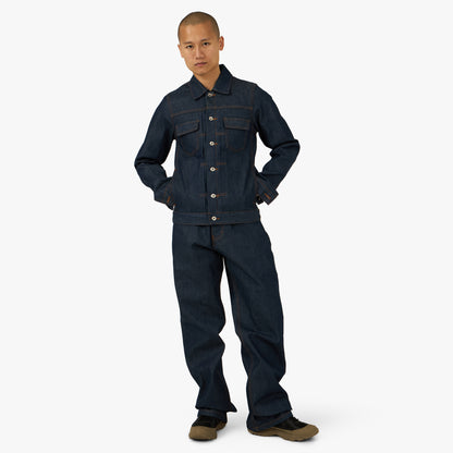 PlazaWorks Modern Type 2 Denim Jacket Indigo Raw