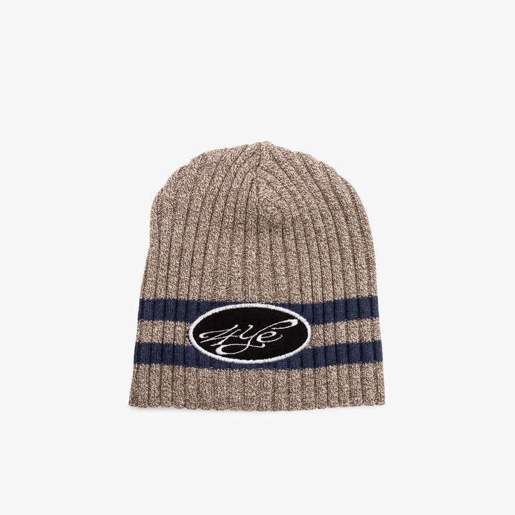 4YE Signature Patch Beanie / Grey / Navy 1