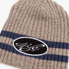 4YE Signature Patch Beanie / Grey / Navy 3