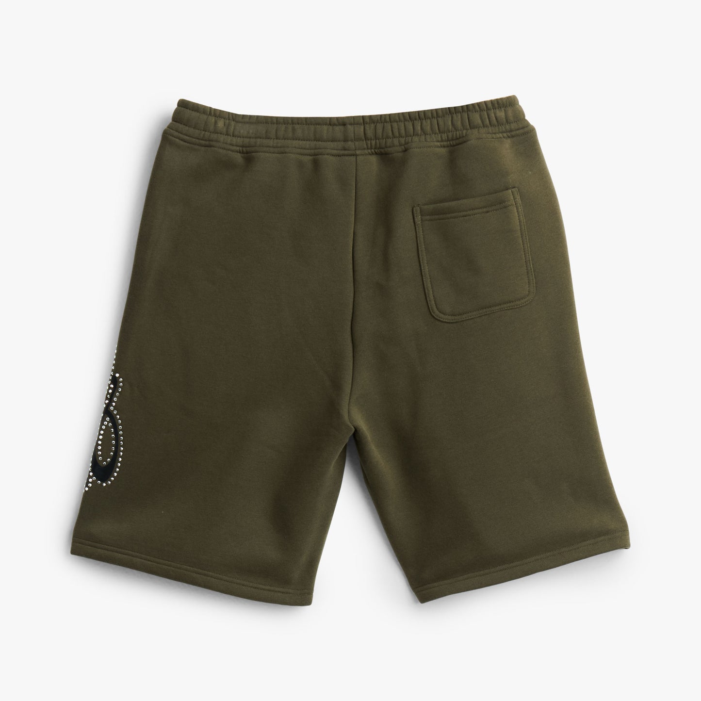 4YE Signature Rhinestone Short / Olive