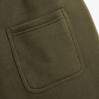 4YE Signature Rhinestone Short / Olive