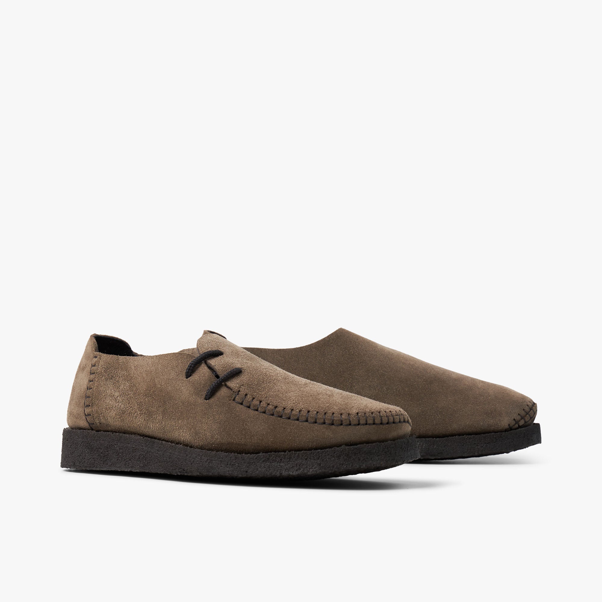 靴 Padmore&Barnes Original Mid Suede Livestock x Padmore & Barnes Side Seam / Olive