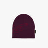 4YE Signature Ribbed Beanie Plum / Red 4