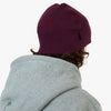 4YE Signature Ribbed Beanie Plum / Red 3