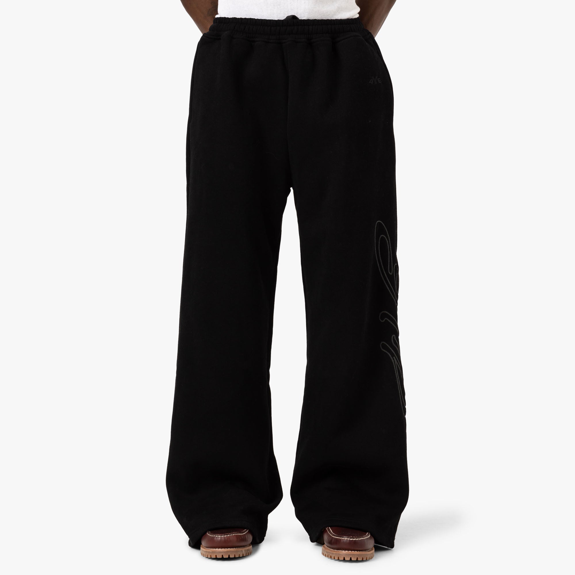 4YE Signature Wide Pant / Black / Grey 1