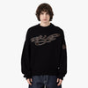 4YE Chenille Knit Sweater / Black 1