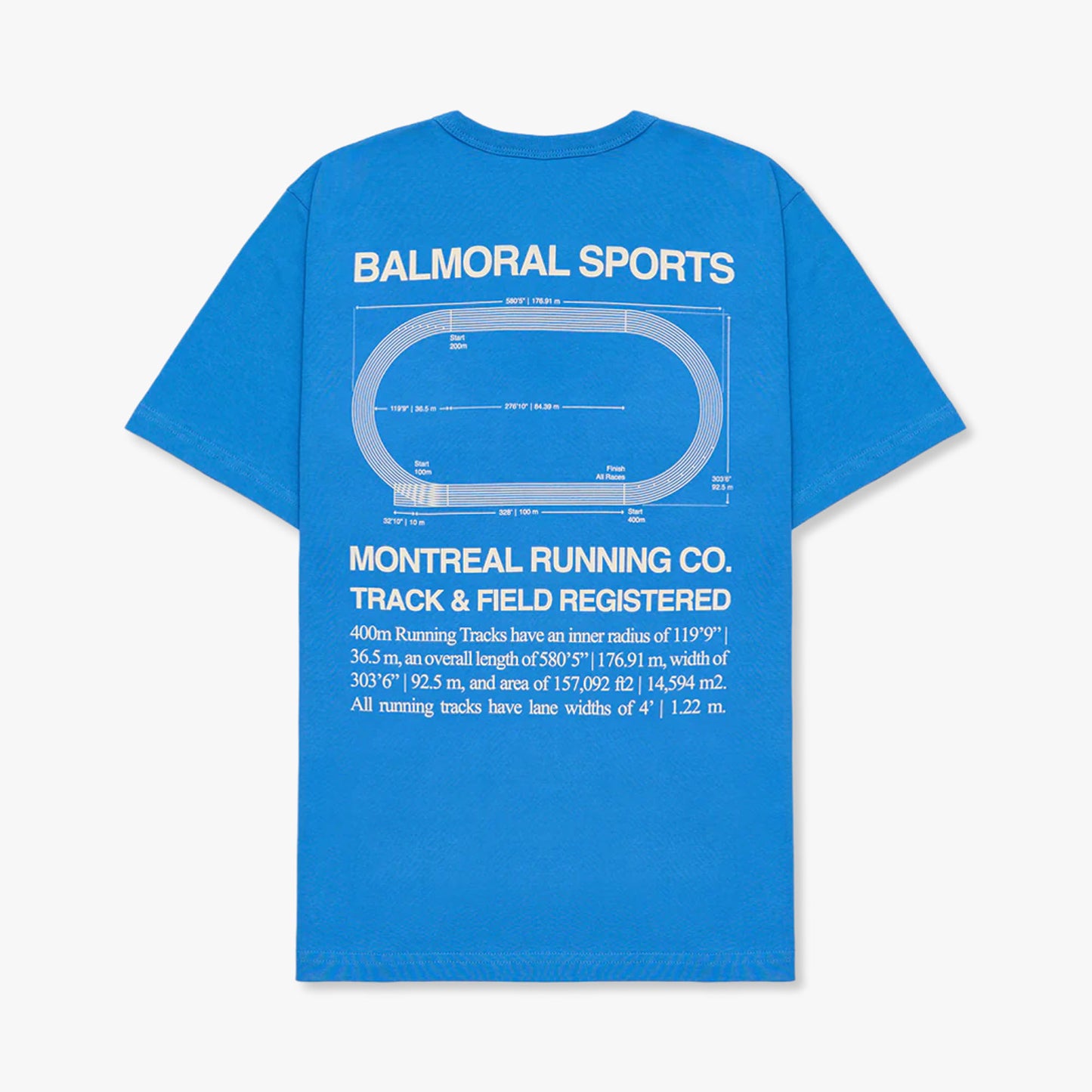 T-shirt Balmoral Radius / Bleu