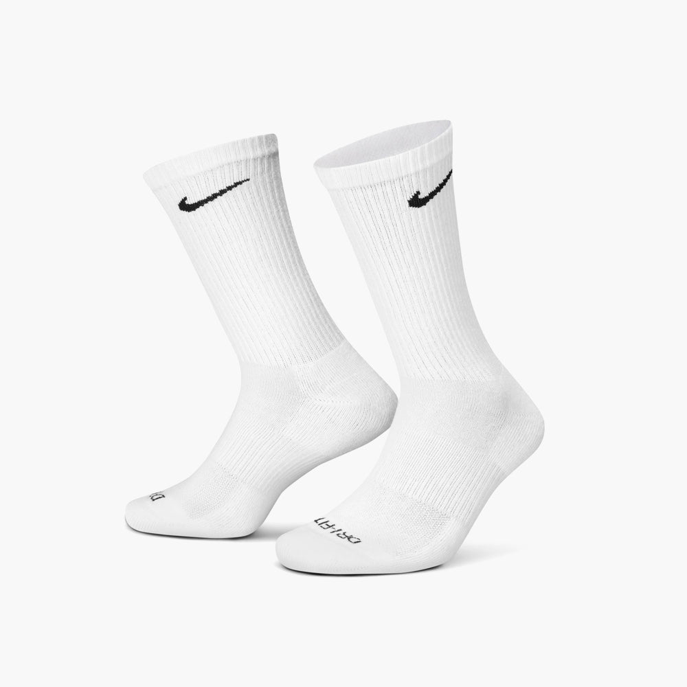 Nike Everyday Plus Cushioned Training Crew Socks 6 Pack White Blac Livestock