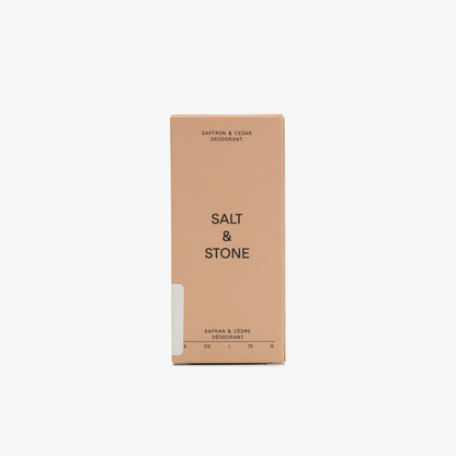 SALT & STONE Déodorant naturel / Safran et cèdre