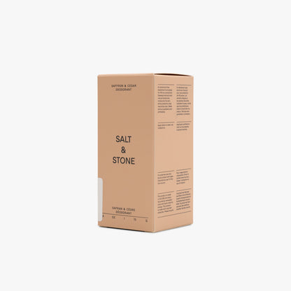 SALT & STONE Déodorant naturel / Safran et cèdre