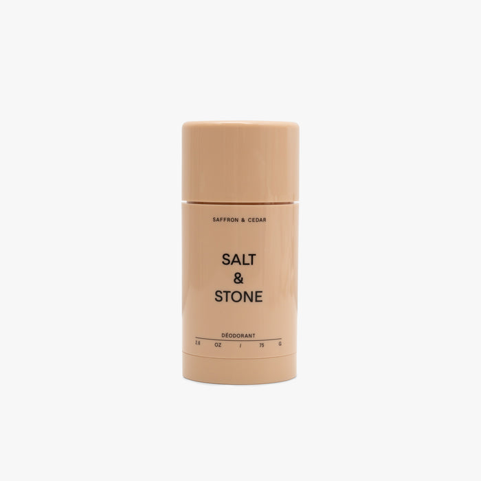 SALT & STONE Natural Deodorant / Saffron & Cedar 1